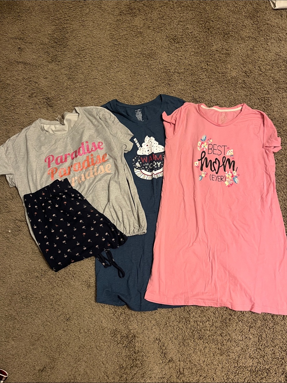 Assortment of Pyjama Nighties and Short Set